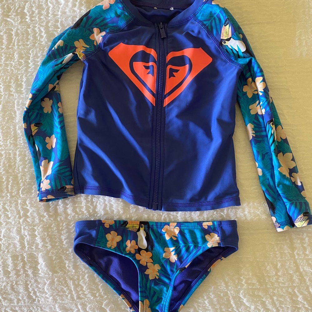 Roxy Girls rash guard two-piece